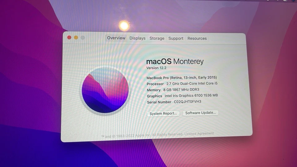 Apple MacBook Pro Retina 13-inch Early 2015 A1502, photo 4 of 4