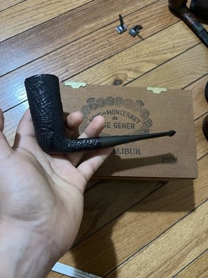 Vintage W.O. Larsen Handmade Rusticated Briar Pipe Smoke Pipe