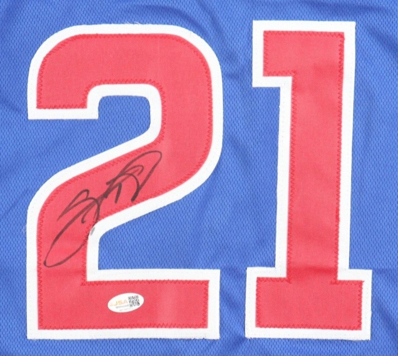 🔥 Sammy Sosa Autographed Chicago Cubs Jersey – JSA Certified – Custom Sewn XL