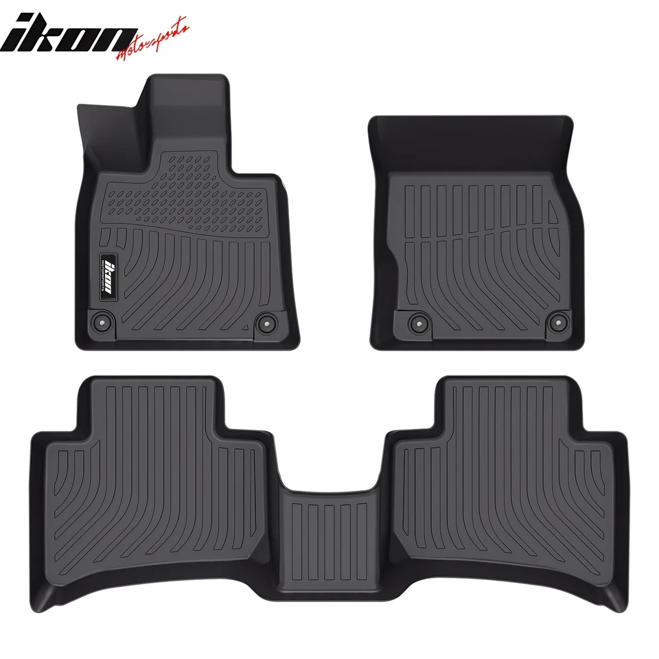 Fits 23-25 Maserati Grecale Floor Mats TPE Carpets All Weather 3D Liner Guard