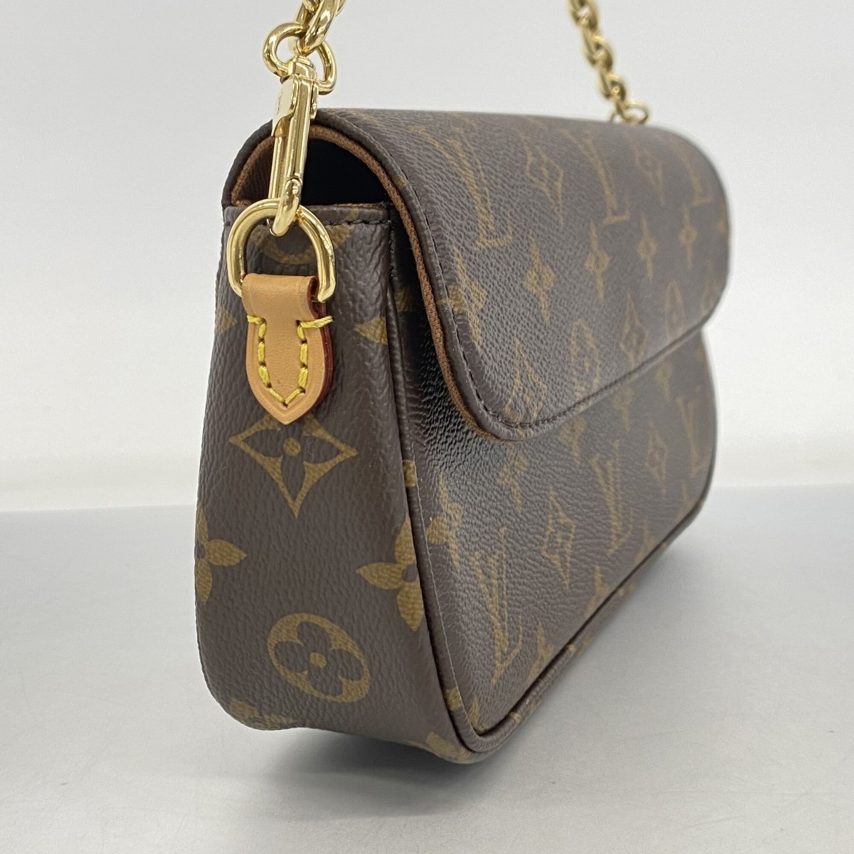 (es)Louis Vuitton M81911ウォレット オン チェーン Louis Vuitton Pochette Monogram Wallet on Chain Ivy M81911 Brown 2
