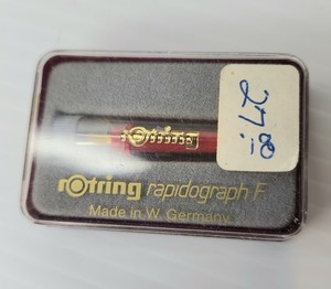 Vintage Rotring Rapidograph F Nib Fine