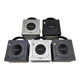 Lot of 5 Nintendo GameCube DOL-001 Consoles &ndash; NO Disc Drive &ndash; TESTED &ndash; OEM Parts