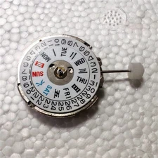 For NH36 Automatic Mechanical Movement Self-winding Dual Calendar Watch Parts