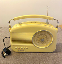Steepletone BRIGHTON Portable Radio FM/MW/LW Cream Telescopic Aerial
