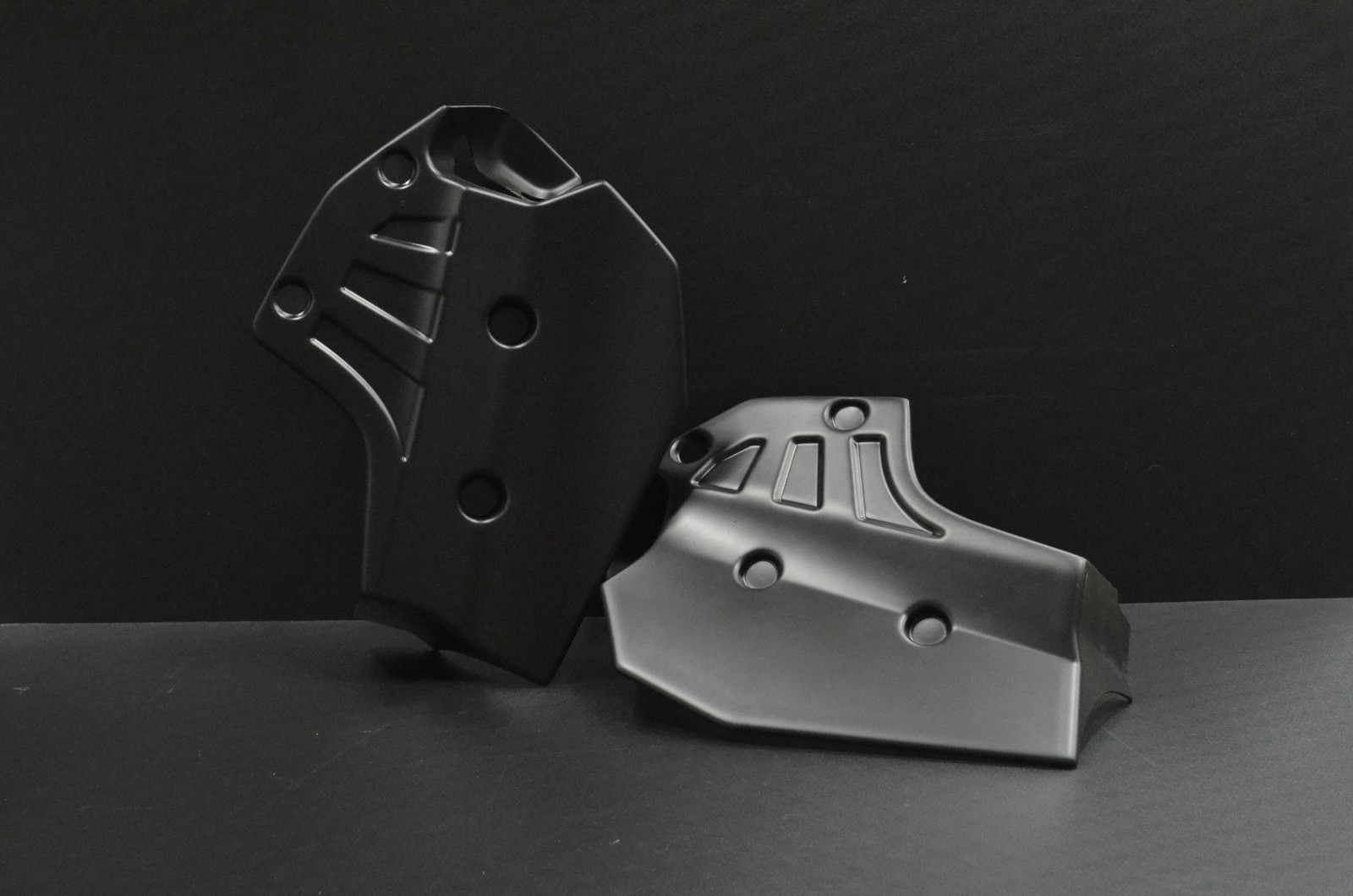 Ecopes de radiateur pour Cagiva WMX 85-87 en plastique blanc