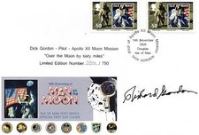 RICHARD 'Dick' GORDON Signed Ltd Ed. FDC APOLLO 12 Moon Landings COA