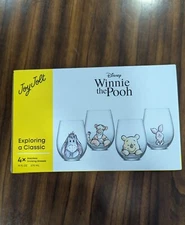 NEW Joy Jolt Disney Winnie The Pooh Exploring a Classic Stemless Drinking Glass