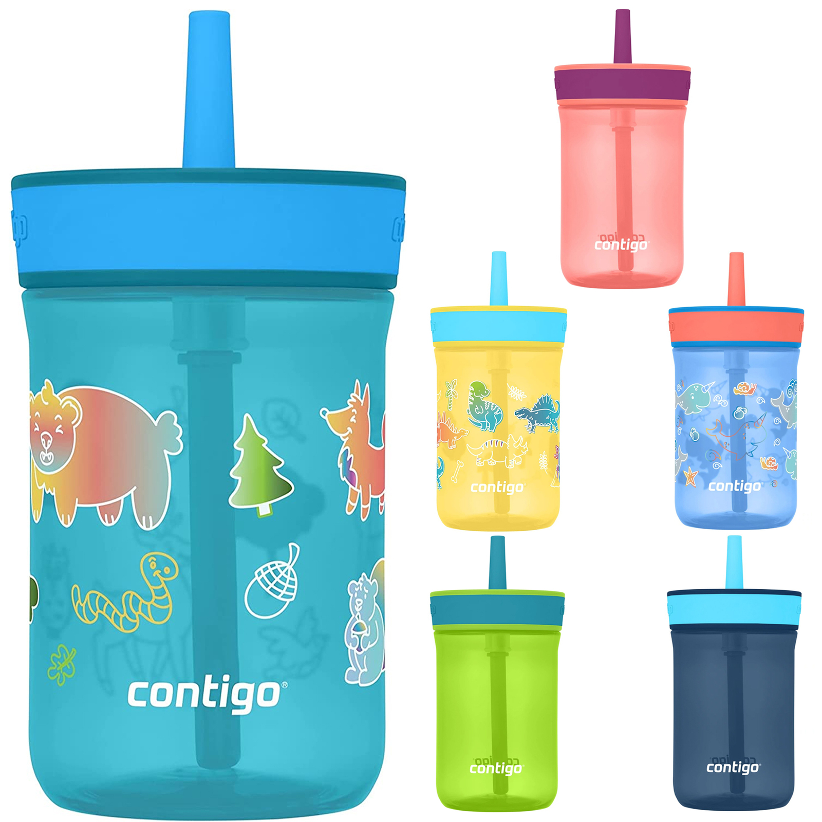 Contigo Leighton Vaccum-Insulated Kids Water Bottle with Spill