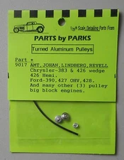 FORD & CHRYSLER PULLEY SET 1:24 1:25 PART BY PARKS CAR MODEL ACCESSORY 9017