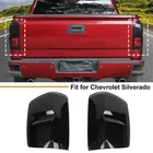 ?Smoke Backlights Rear Tail Light Cover Trim For Chevy Silverado 1500 2014-2018
