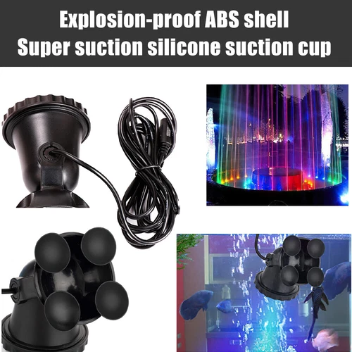 Lot 8 Submersible 36 LED RGB Pond Spot Lights for Underwater Pool Fountain IP68 - Picture 2 of 11