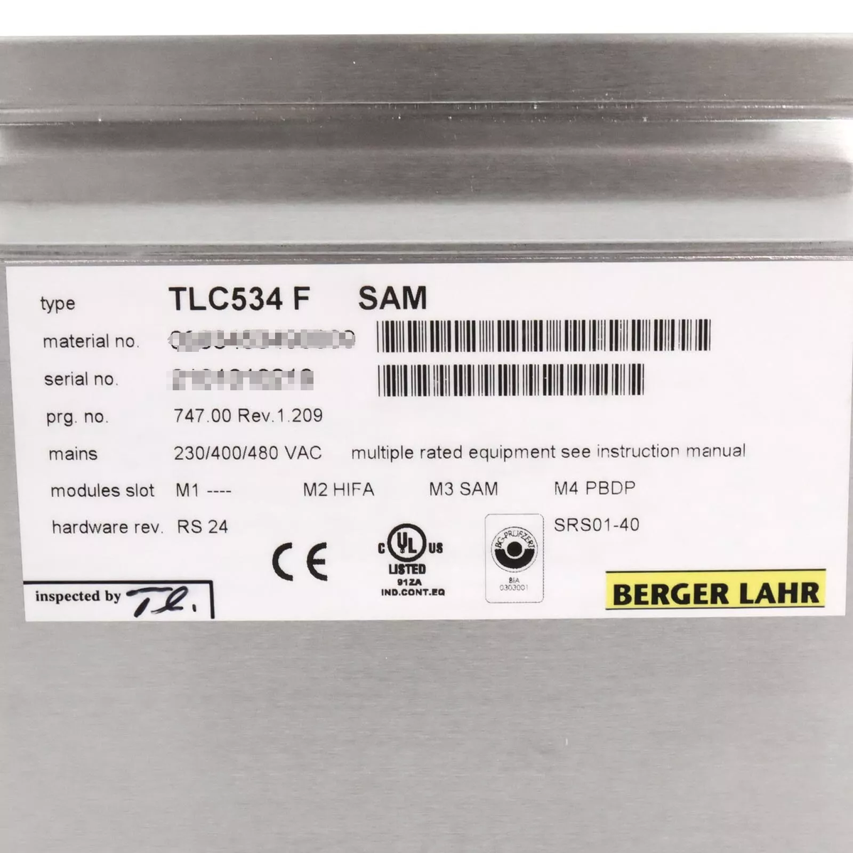 1PC New Berger Lahr TLC534 F SAM Servo Drive Expedited Shipping | eBay