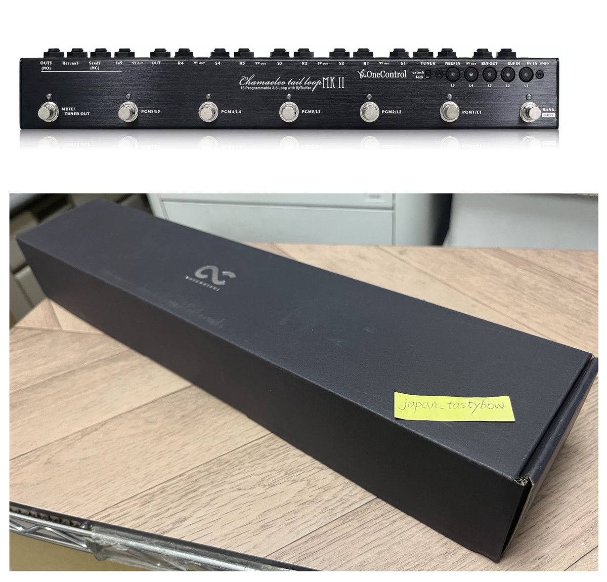 ギター One Control Chamaeleo Tail Loop mk2 One Control Chamaeleo Tail Loop MK II 5 Programm Switcher