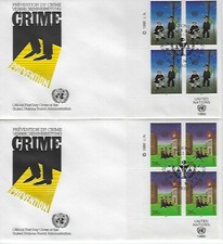 NATIONS UNIES - New York Yvert n° 576/577 FDC - Bloc de 4
