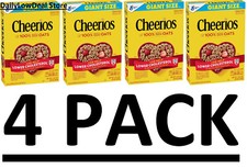 4 PACK - Cheerios, Cereal with Whole Grain Oats, Gluten Free, 20 oz Each FRESH