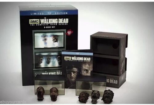 The Walking Dead Season 3 Limited Edition Blu-Ray DVD - NEW SEALED - Afbeelding 1 van 5