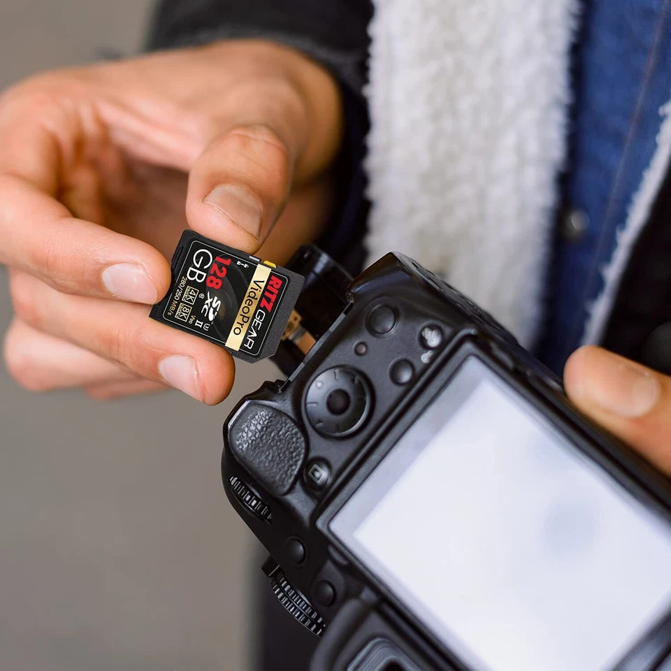 Ritz Gear 128GB High-Speed SDXC UHS-II SD Card, C10, U3, V90, HD & 8K for DSLR - Image 3 of 4