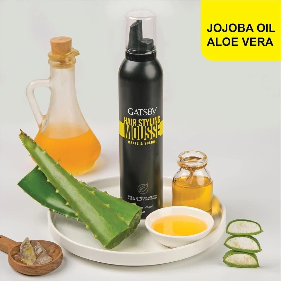 Gatsby Hair Styling Mousse - Matte & Volume, 250ml - Image 2 of 4
