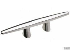 1 BITTA DUNE CON ASSE SAGOMATO PIATTO DRITTO IN ACCIAIO INOX 150 MM