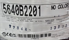 Alpha Wire 5640B2201 22/3C Shielded Triad Power Limited Tray Cable PLTC Blk/25ft