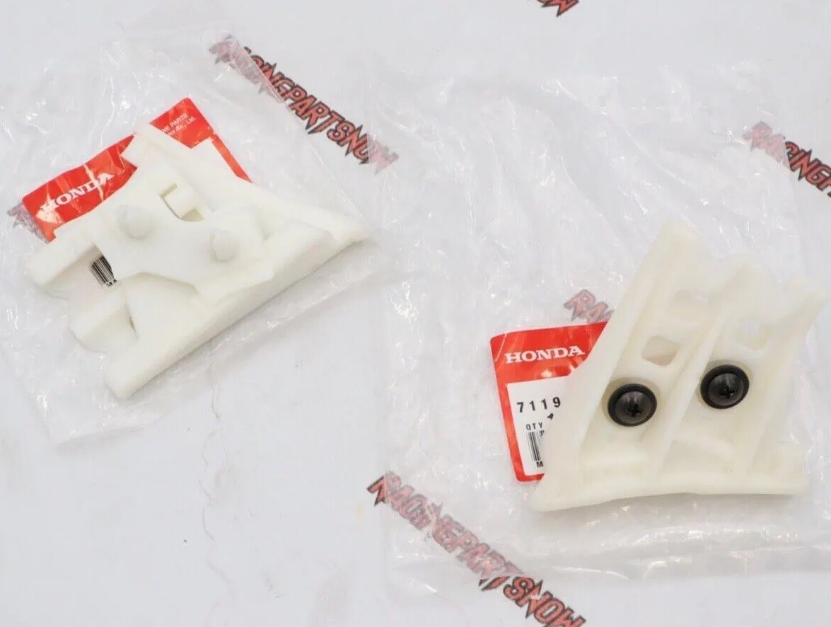 OEM HONDA CRX CIVIC RIGHT & LEFT FENDER BUMPER BRACKET SLIDE SI DX