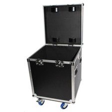 Utility Trunk ATA Road Case w/ 4" Wheels - Rubber Lined - for Cables DJ More