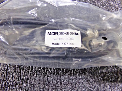 RF / Coaxial Cable, BNC Straight Plug, RG59, 70 ohm, 3FT (RC)