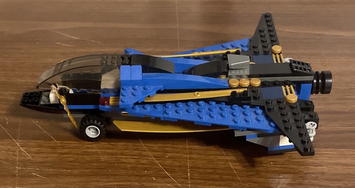LEGO NINJAGO Jay's Storm Fighter 9442 INCOMPLETE SEE