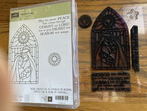 Gentle Peace ~ Stampin' Up! 139523 Acrylic Nativity Holy Family Christmas