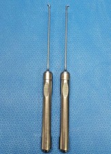 Acufex,  010802 & 01080 Cigar Handle Rotary Scissors, Hooked 60° Right and Left,