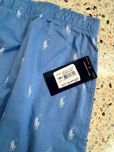 Polo Ralph Lauren Men's 2 Pack Lounge Pants Size 4XL AOP Pony Carolina Blue NWT - Picture 9 of 12