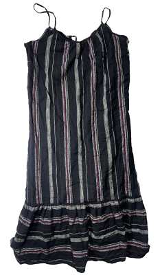 Time And True Summer Dress Women's Small Black Sleeveless Fitted Waist  Outdoor | eBay
