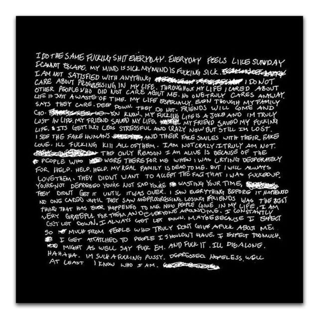XXXTentacion Revenge 17 2017 Music Album Rapper Poster Wall Decor H-174