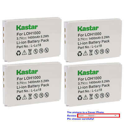 Kastar Battery Replacement for Logitech Harmony 915 Remote L-LU18 LLU18 K398