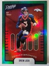 2021 Panini Prestige Franchise Favorites Xtra Points Green /199 Drew Lock #13
