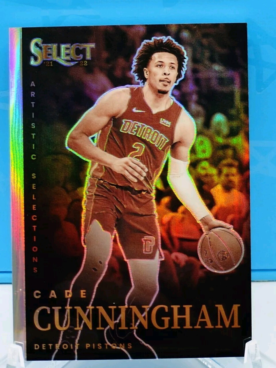 CADE CUNNINGHAM 2021-22 NBA Select Artistic Selections Rookie SSP CASE HIT