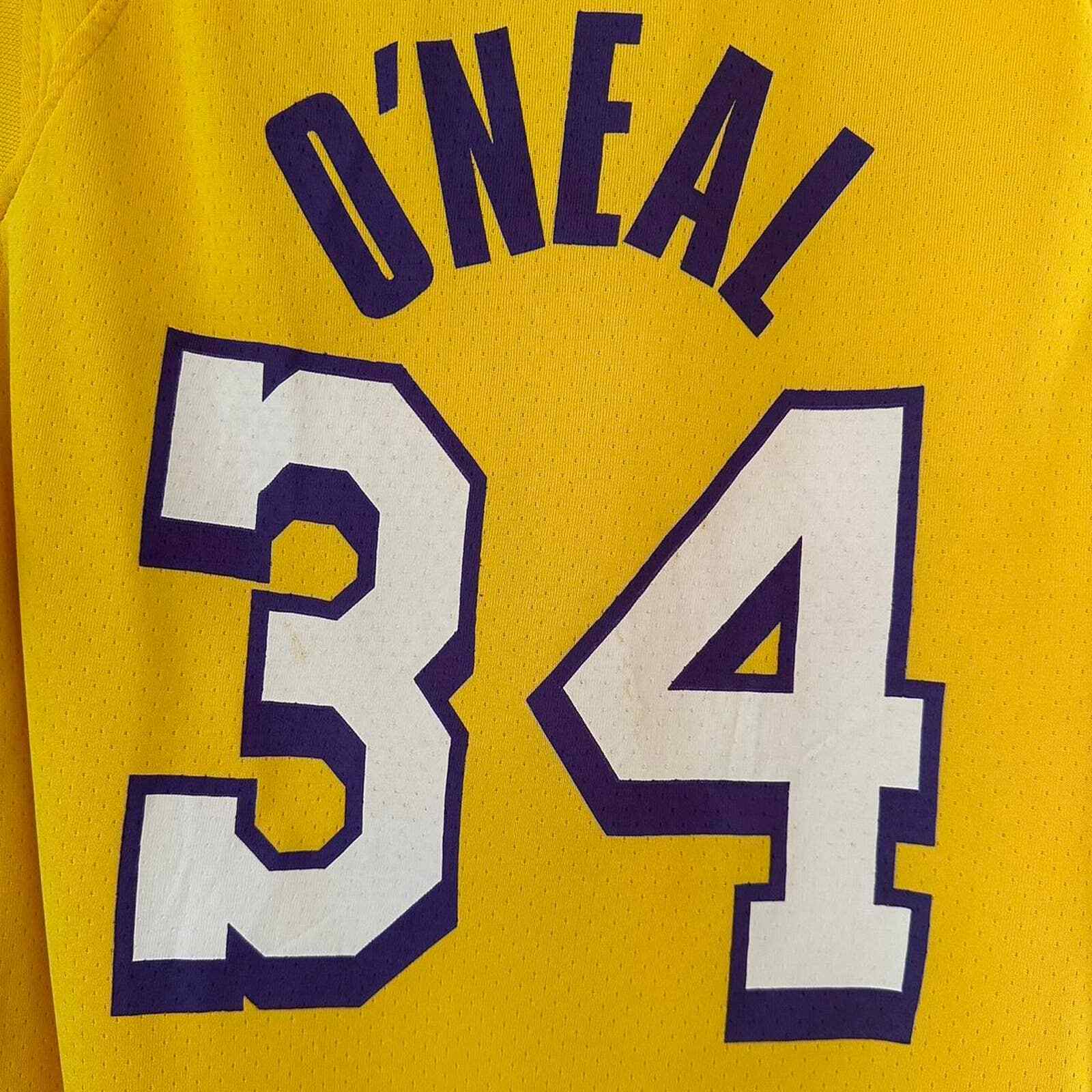 2003-04 Topps Jersey Edition #JESON Shaquille O'Neal Los Angeles Lakers - SportsCare Physical Therapy