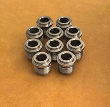 Billet 1018 Mild Steel Weld on/Weld in Fitting Bung Male AN10 -10N Qty: 10