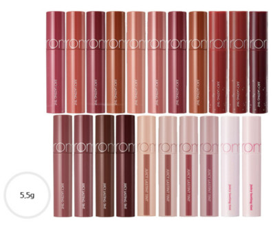 [rom&nd] juicy lasting tint 5.5g k-beauty COOL WARM NUDE MLBB RED (24 colors)