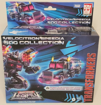 Transformers Legacy Velocitron Speedia 500 Collection SCOURGE Walmart Exclusive