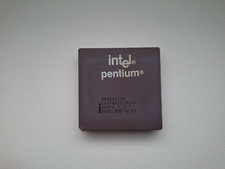 Intel Pentium 100 A80502100 SY046 3.1V rare mobile Pentium 100 vintage CPU GOLD