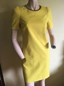 zara yellow mini dress