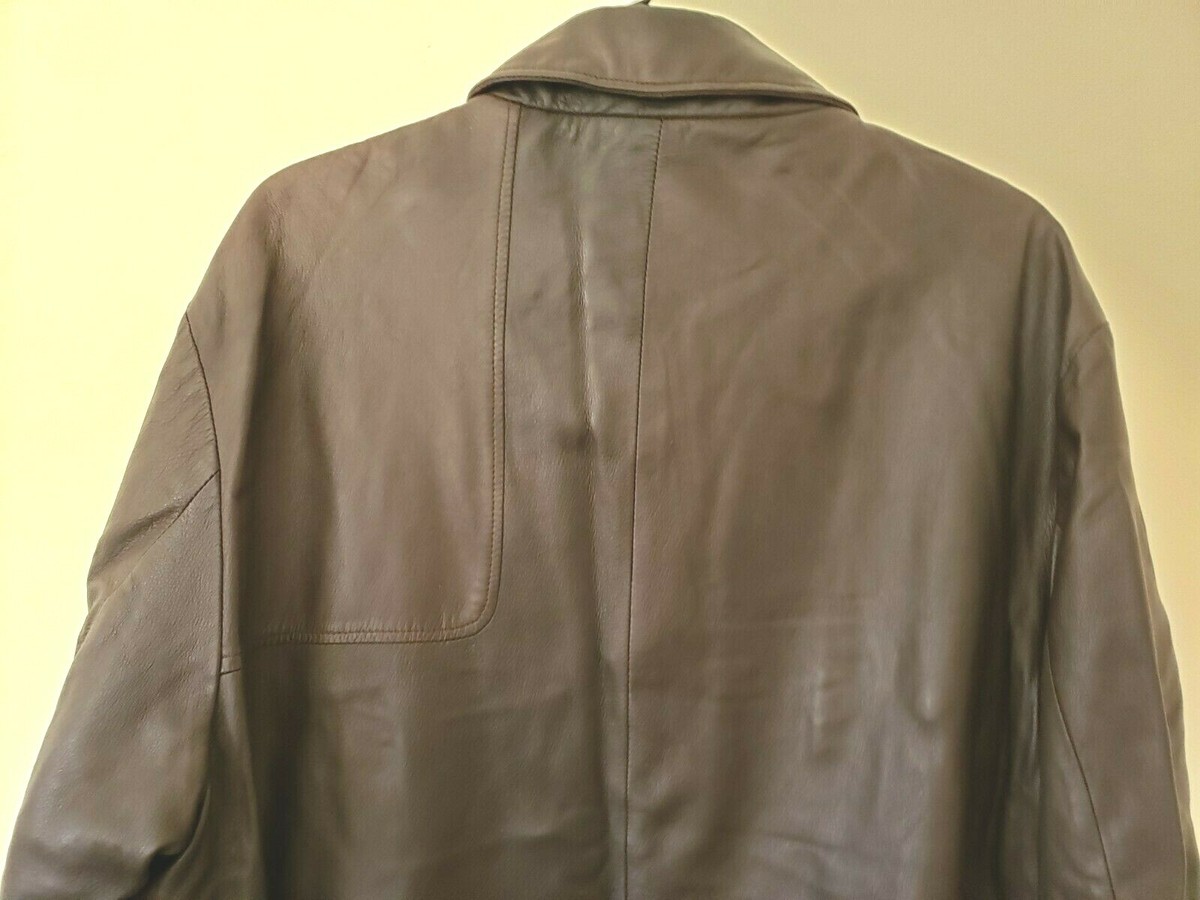 BRUNO MAGLI Soft Italian Leather Jacket $800 Sz L / 42 Brown BRUNO MAGLI Soft Italian Leather Jacket $800 Sz L / 42 Brown