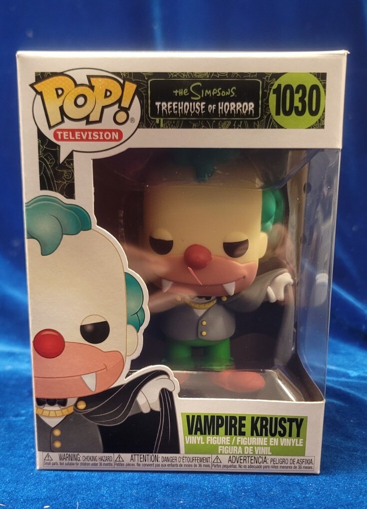 Funko Pop 1030 The Simpsons Vampire Krusty Ships In Pop Protector