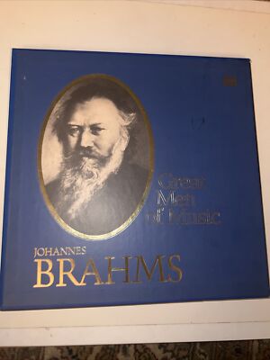 JOHANNES BRAHMS Time Life Great Men of Music Vinyl Box Set 4 LP