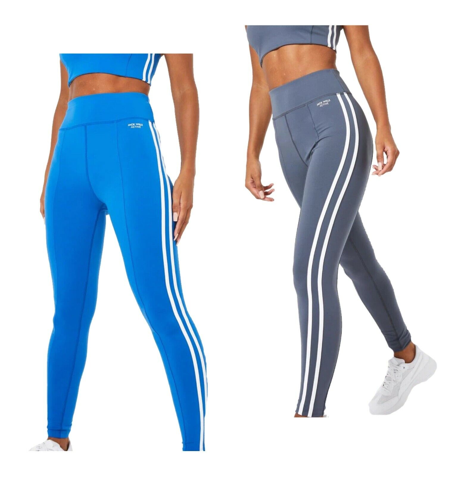 Ladies Jack Wills Classic Fit Stylish Active Panel Leggings Sizes from 8 to  16