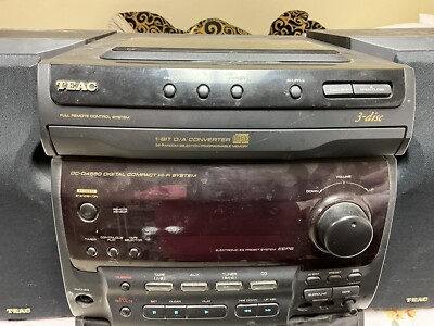 TEAC DC-D4550 3 DISC CD AM/FM DUAL CASSETTE STEREO | eBay