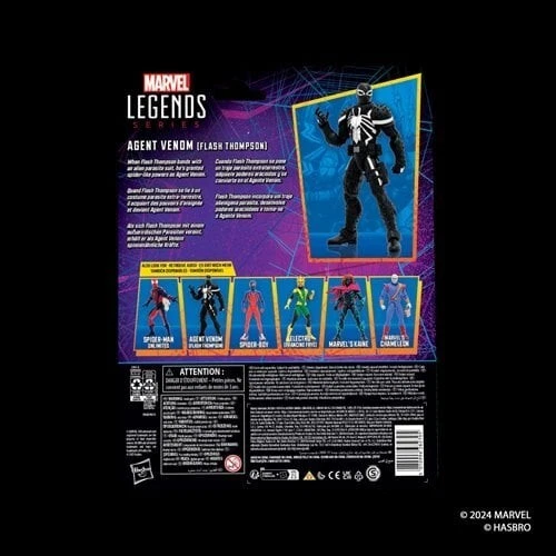 ¡EN STOCK! Spider-Man Marvel Legends Agent Venom Flash Thompson 6" AF BY HASBRO Foto 3 de 4