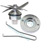 Serrated 6-Point Blade & Retainer Nut & Remove Tool for Vitamix Blenders,64/32oz